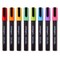 KINGART® Liquid Chalk Markers, Pastel Colors, Round & Chisel Tip, Set of 8
